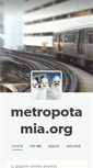 Mobile Screenshot of metropotamia.org